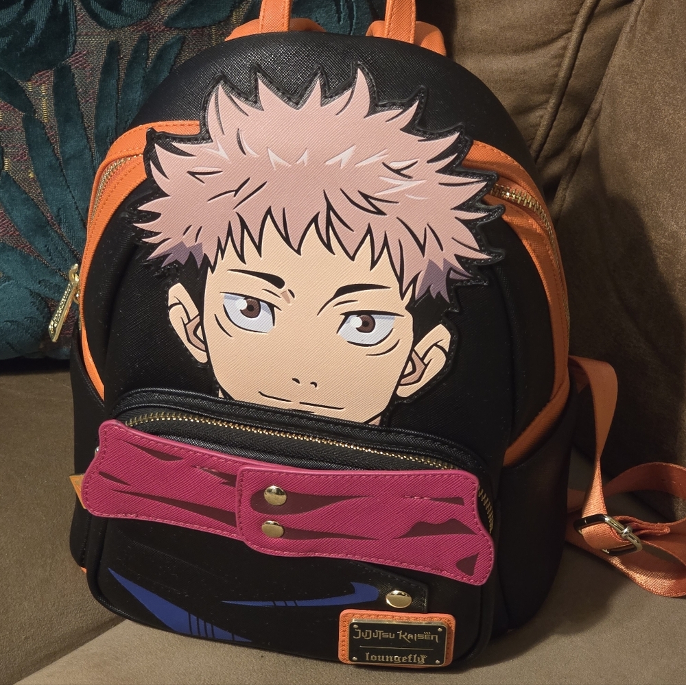 Loungefly Jujutsu Kaisen Yuji Itadori Cosplay Mini Backpack
